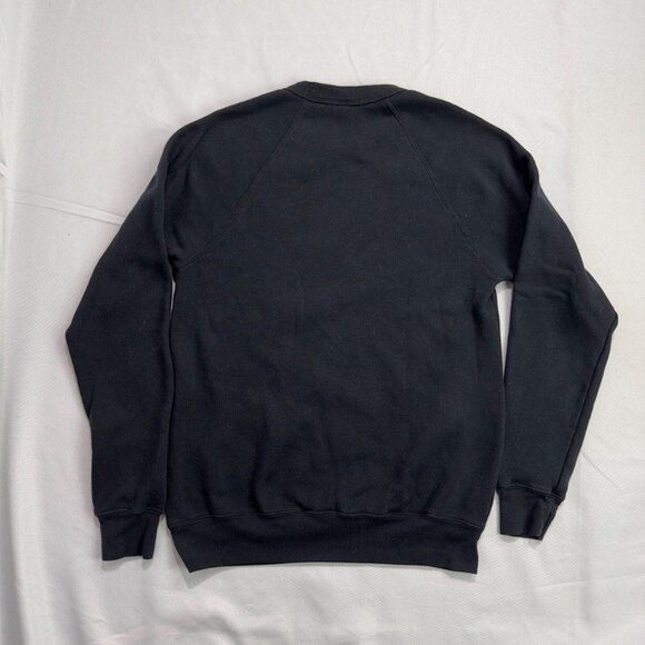 Bella+Canvas Sweatshirt Women's S Black Fleece Minimalist Cozy Casual - Picture 3 of 5